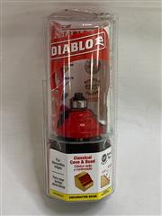 DIABLO CLASSICAL COVE AND BEAD ROUTER BIT, DR38352, FACTORY SEALED